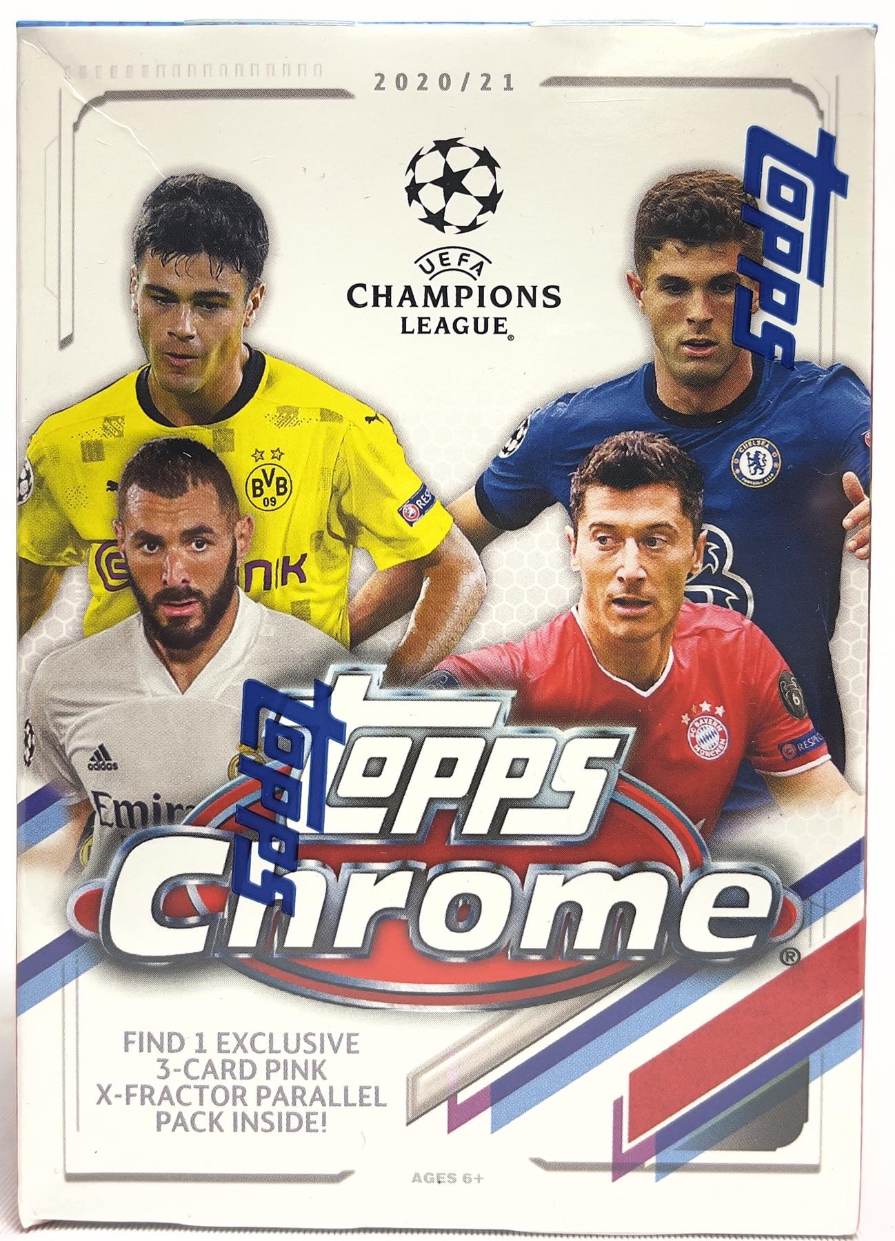 2020/21 Topps UEFA Champions League Chrome Soccer Blaster 2020/21 Topps UEFA Champions League Chrome Soccer Blaster
