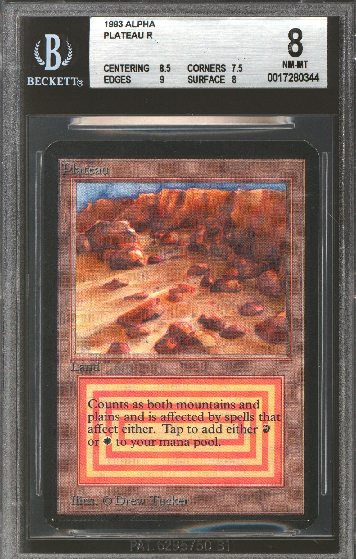 Magic the Gathering [001] LIMITED EDITION ALPHA Single Card - 193/295 : Plateau