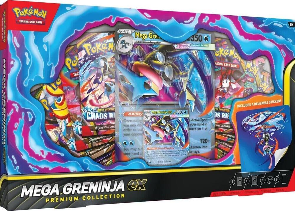 Pokemon Mega Greninja ex Premium Collection 6-Box Case (Presell