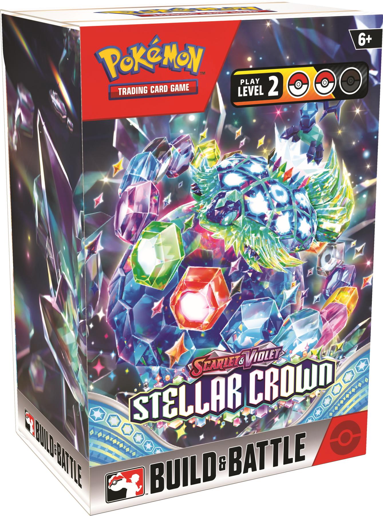 Pokemon Scarlet & Violet: Stellar Crown Build & Battle Kit Box (Presell ...