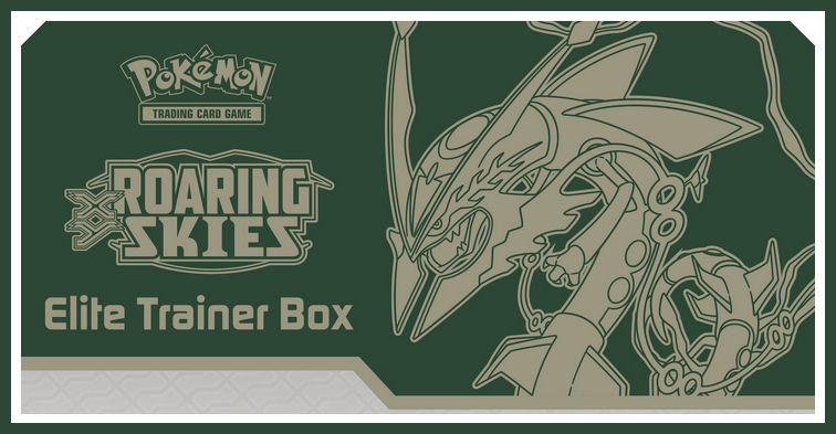 pokemon tcg xy roaring skies elite trainer box card game XY: Pokemon XY Roaring Skies Elite
