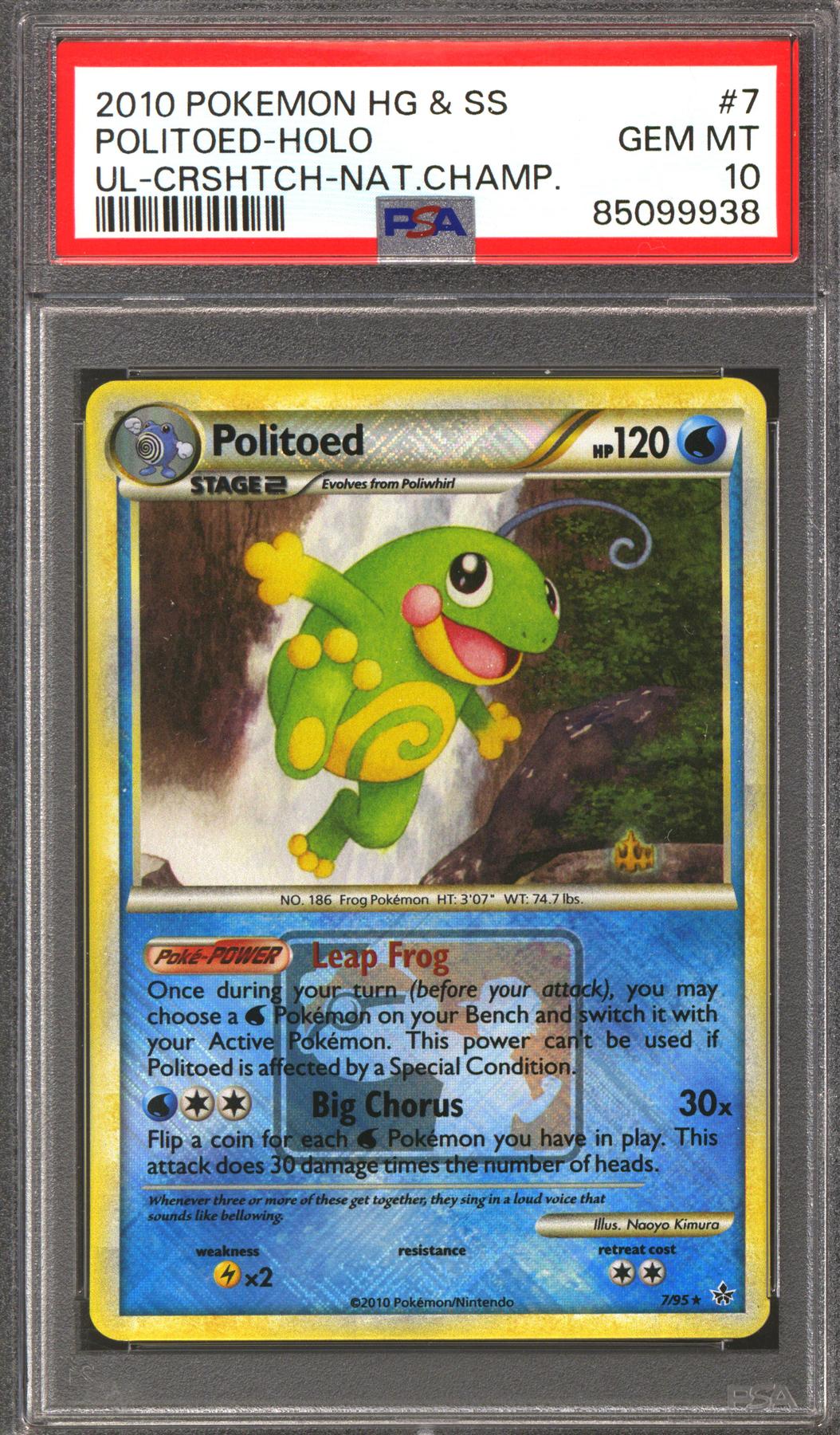 2010 pokemon cards Portuguese World Promo Collection Holo Pikachu PSA 10 GEM MINT on Fanatics Collect SoulSilver Triumphant Pokemon 2010 National Championship Cross-Hatch