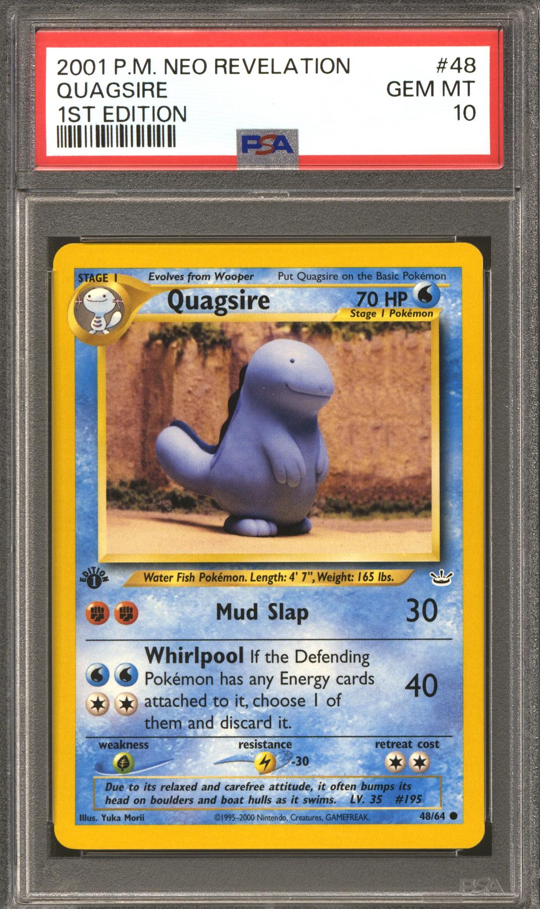 Pokemon Neo Revelation 1st Edition Quagsire 48/64 PSA 10 GEM MINT | DA Card  World