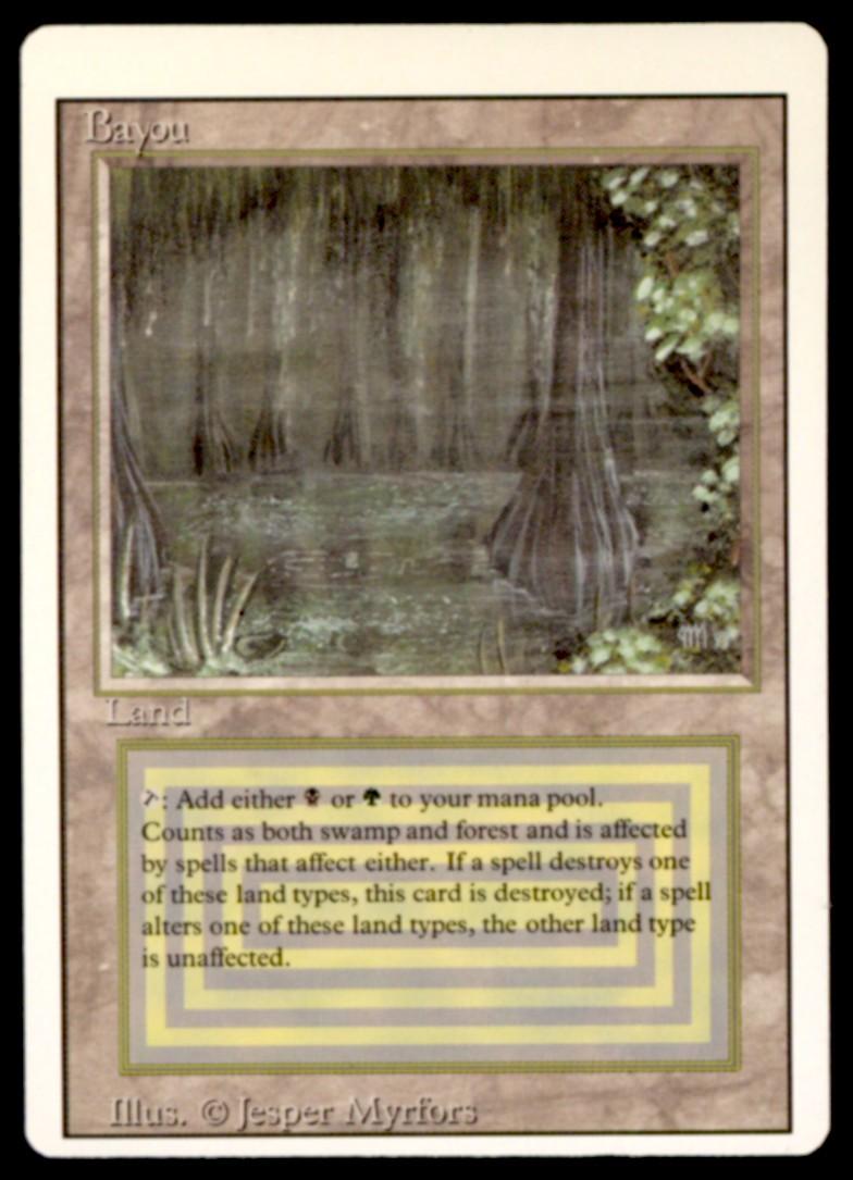 MtG Bayou 【3ED】リバイズド 英語 PLD Bayou from Revised Edition (3ED) MTG Proxy - magic-cardplus