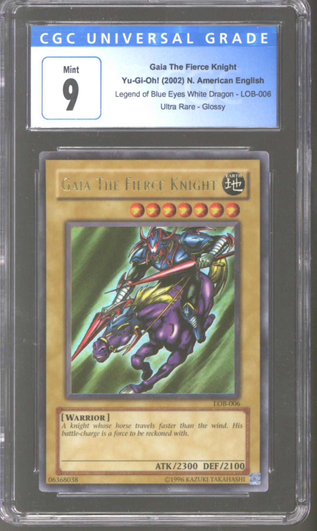 暗黒騎士ガイア 1st glossy 北米版 LOB-006 Gaia The Fierce Knight [1st Edition] LOB-006 Prices | YuGiOh