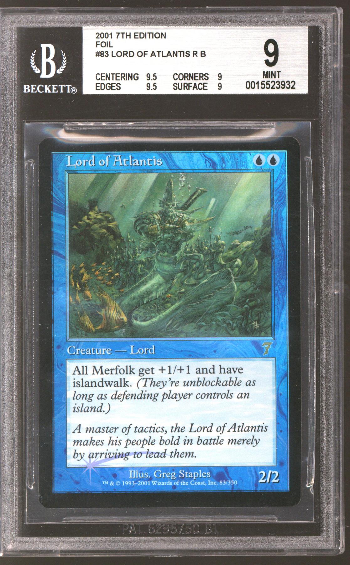 アトランティスの王　アーティストプルーフ　Lord of Atlantis 7版 Lord of Atlantis | 7th Edition | Star City Games