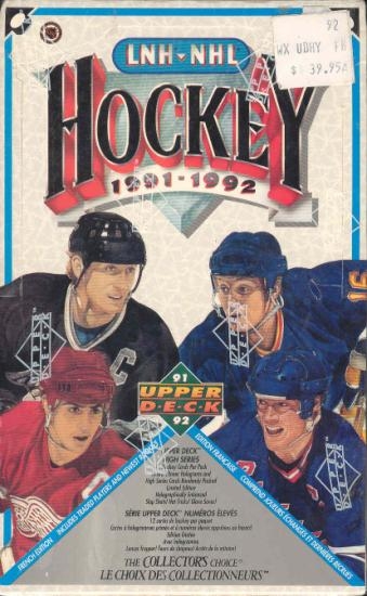 1991/92 Upper Deck French Hi # Hockey Hobby Box | DA Card World