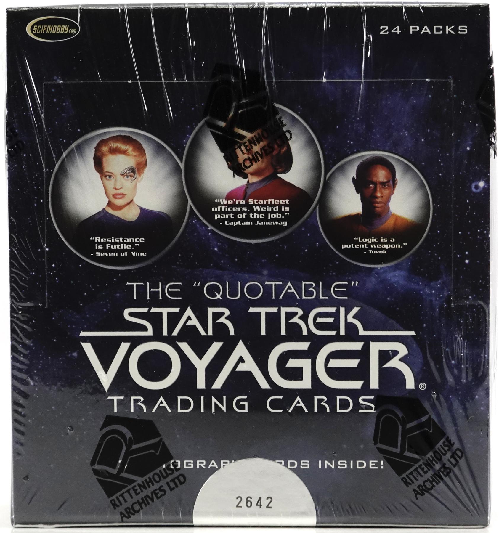 STAR TREK VOYAGER SERIES TWO TRADING CARDS BOOSTER PACK 