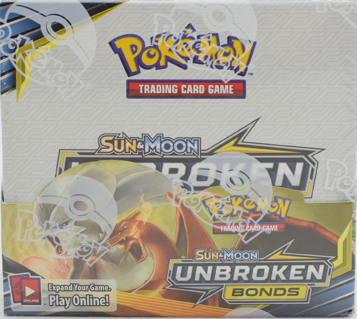 SUN & MOON UNBROKEN BONDS 40 Pokemon Cards Bundle