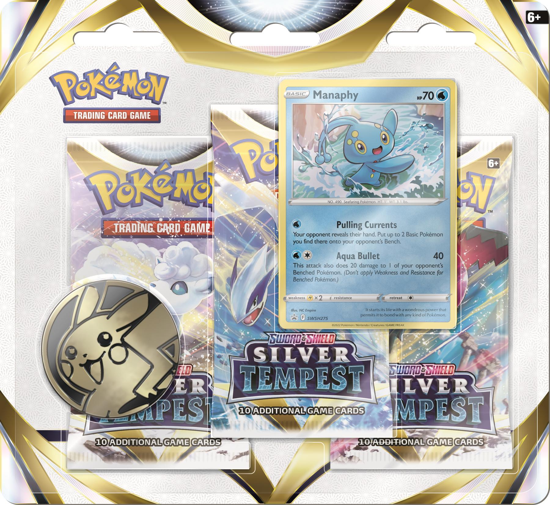 Pokemon Sword & Shield: Silver Tempest 3-Booster Pack Blister 24ct Case  (Presell) | DA Card World