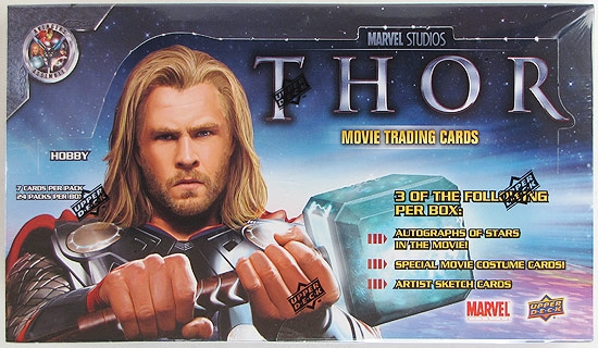 2011 THOR THE MOVIE MARVEL COMPLETE 81-CARD SET PLUS COVERS & CONCEPT SETS 