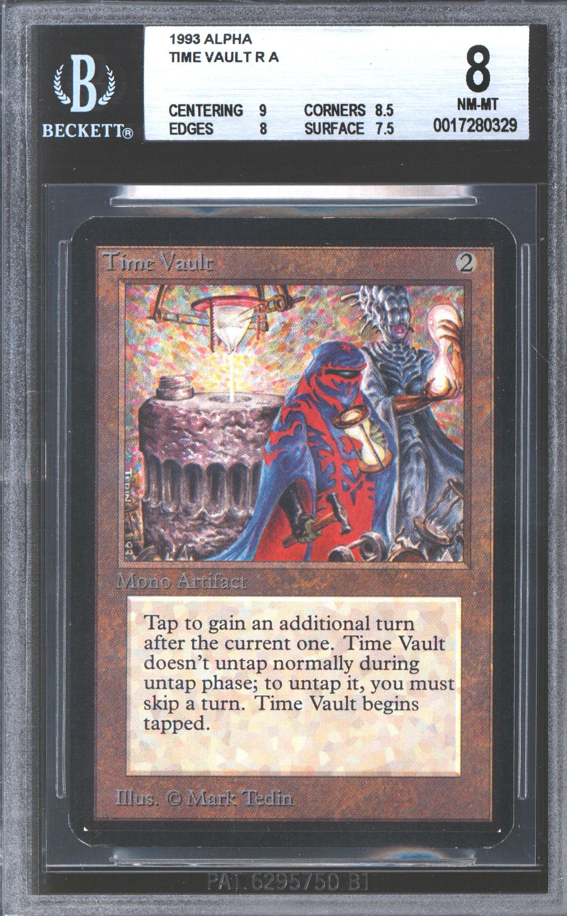Magic the Gathering Alpha Time Vault BGS 8 (9, 8.5, 8, 7.5) NEAR