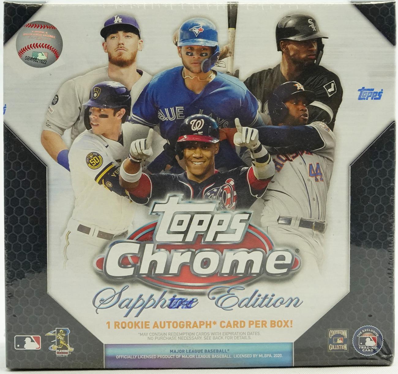 2018 Topps Chrome Baseball Sapphire Edition Box