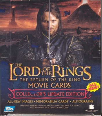 Lord Of The Rings Return Of The King Update UK Exclusive Official Topps Binder 