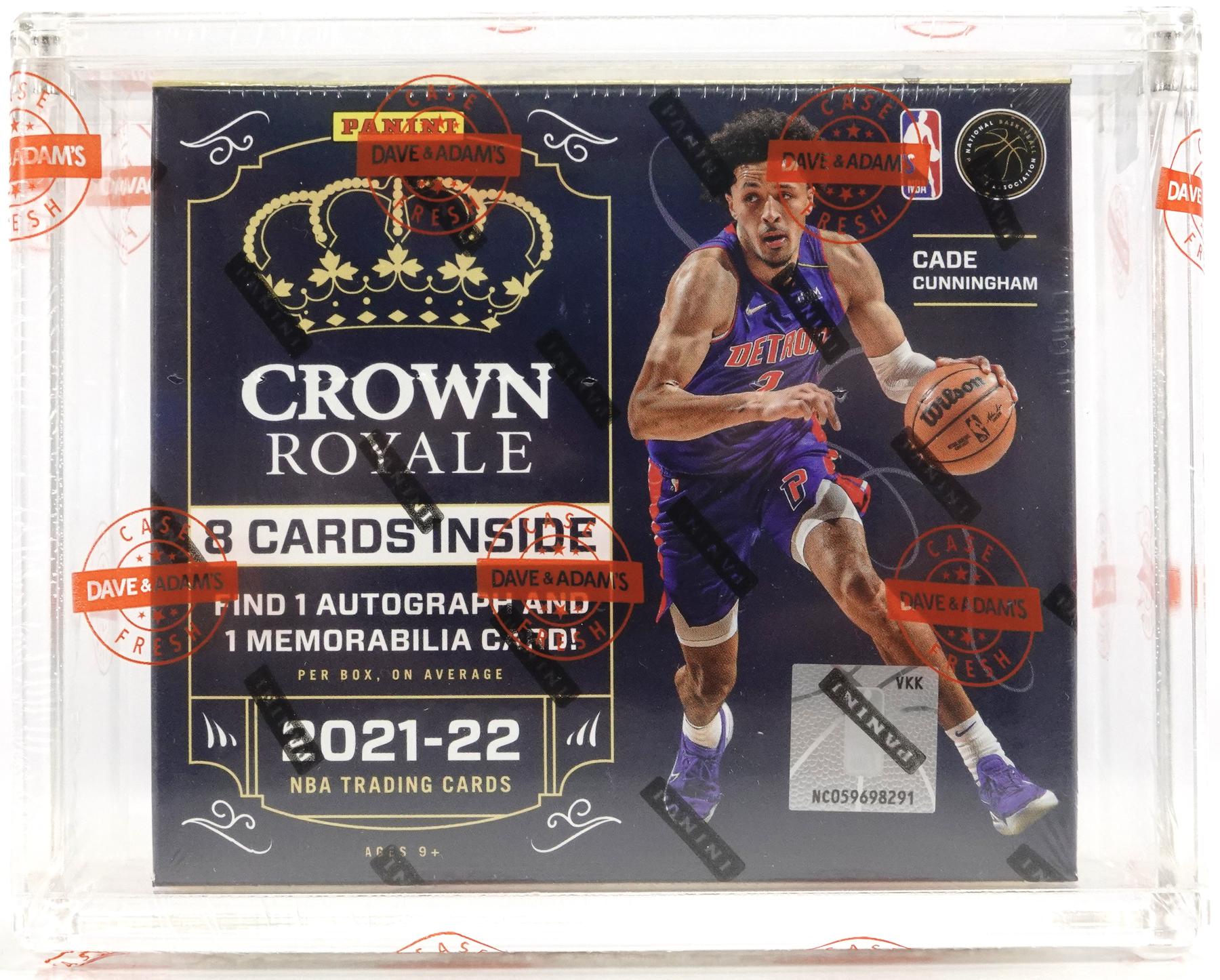 202122 Panini Crown Royale Basketball Hobby Box Case Fresh Da Card World 