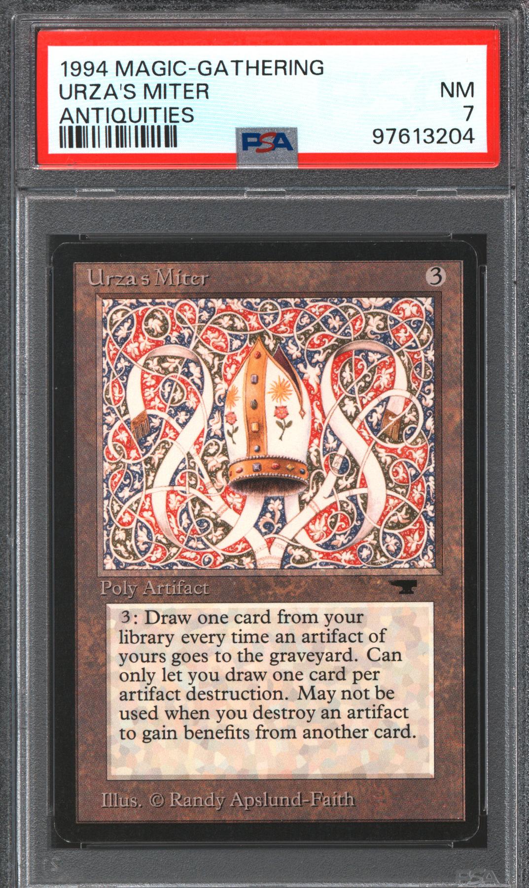 Mtg Antiquities Rare Urza's Miter
