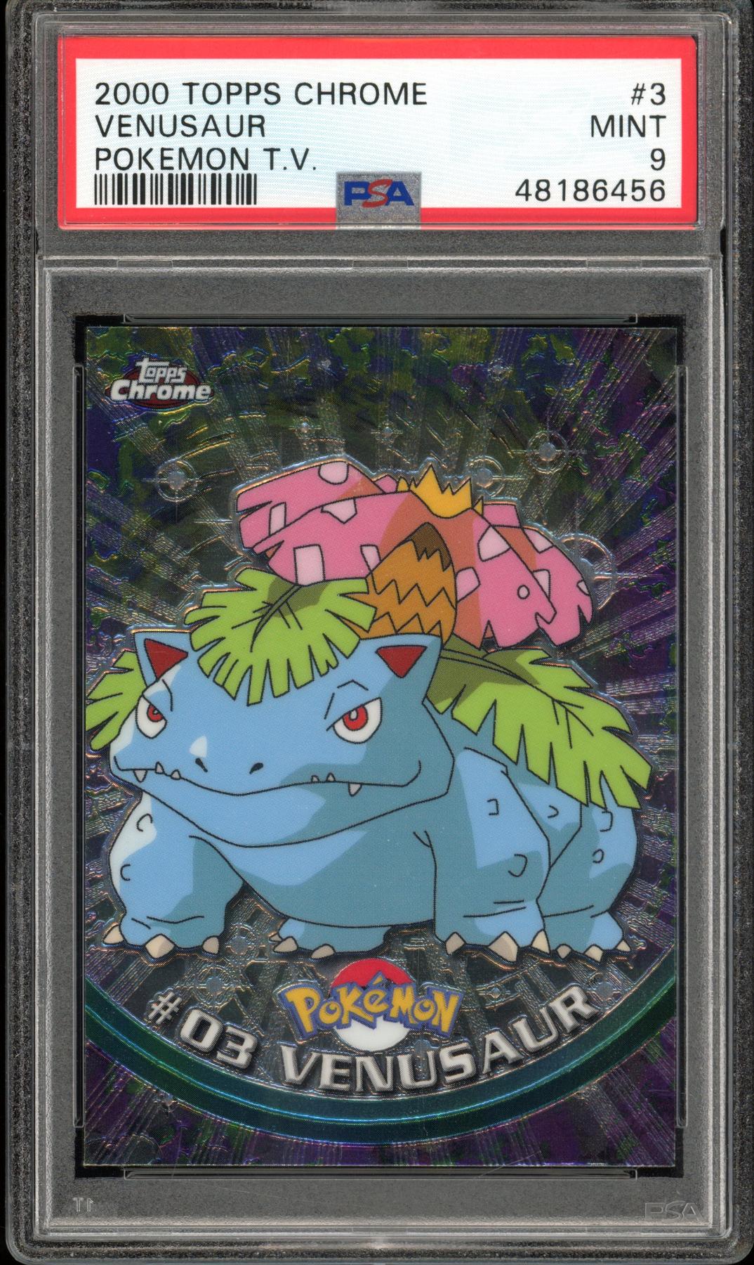 Pokemon Topps Chrome Venusaur 3 PSA 9 DA Card World
