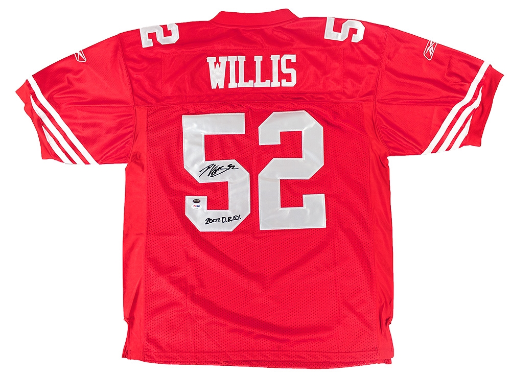 Patrick Willis Autographed San Francisco 49ers Reebok On Field Jersey ...