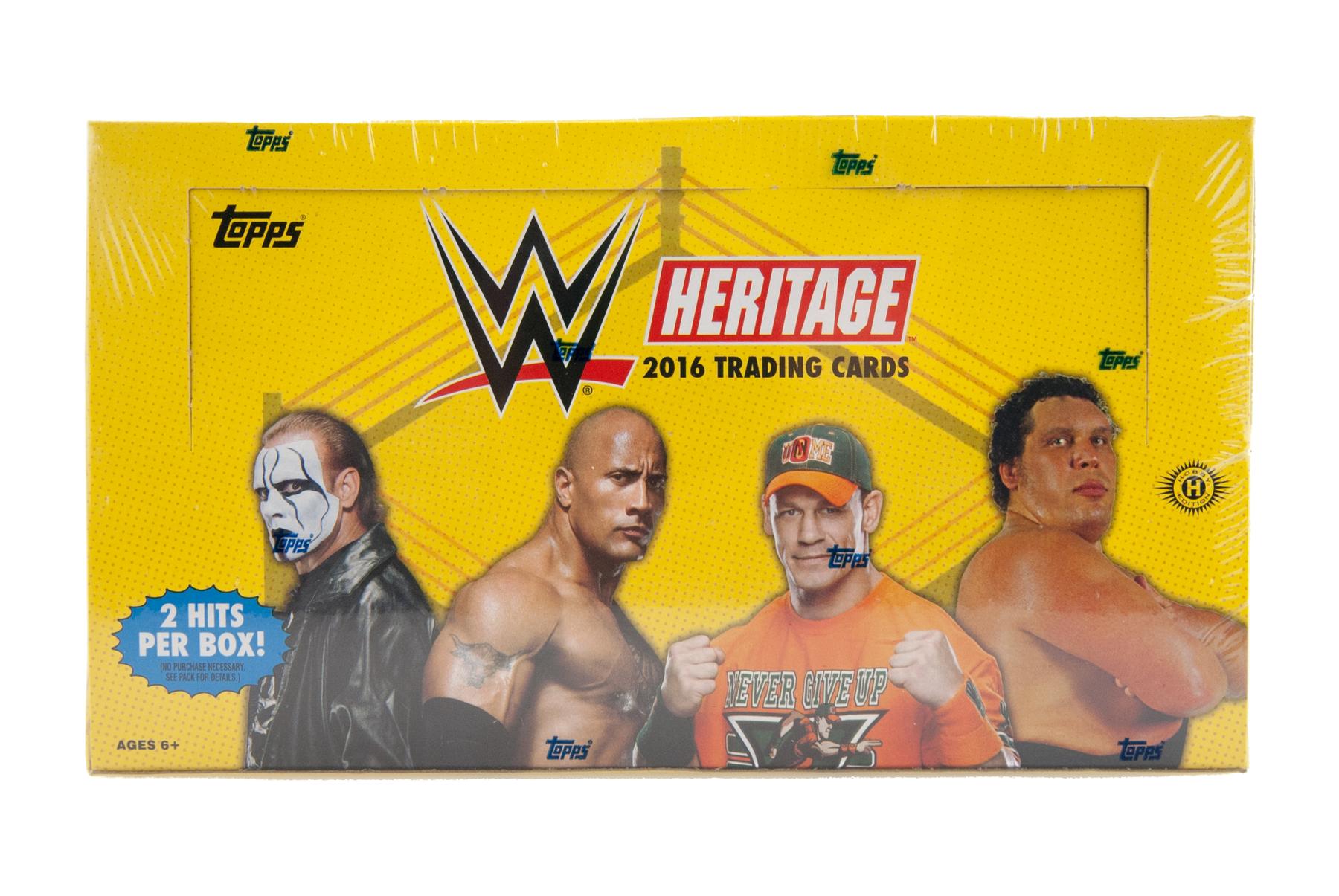 2016 Topps WWE Heritage Wrestling Hobby Box | DA Card World