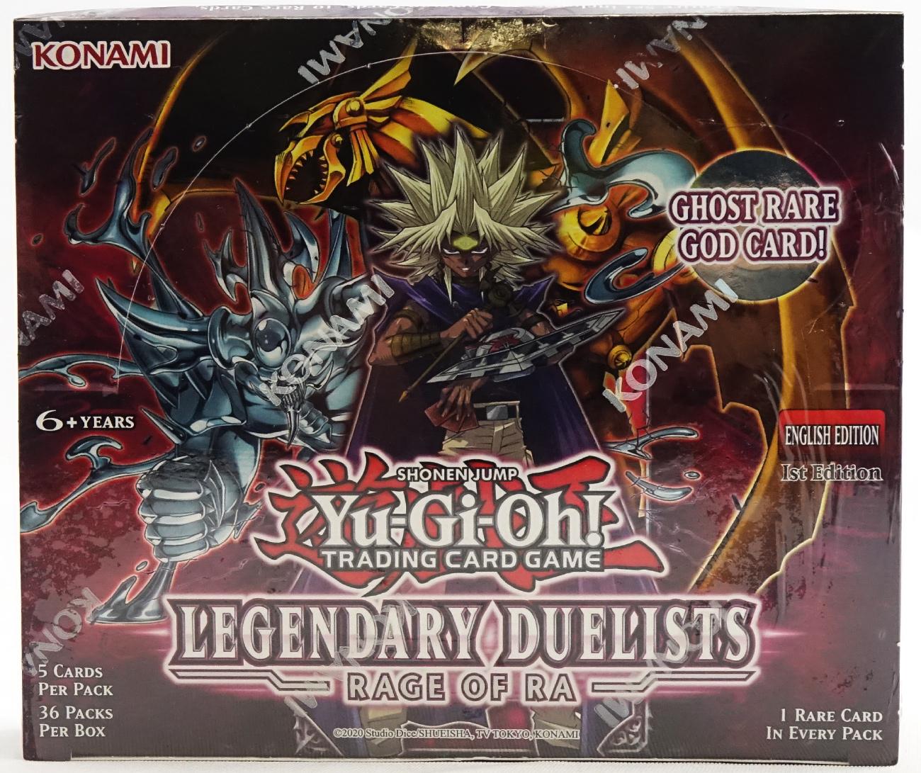 YuGiOh Rage of Ra 1st Edition Booster Box DA Card World