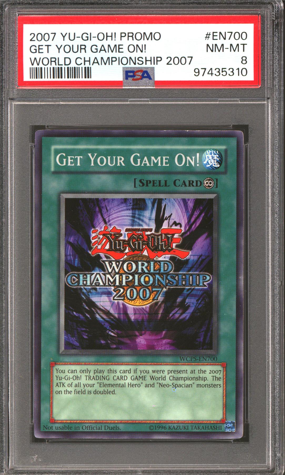 品質のいい Get Promo 2007 Championship World Yu-Gi-Oh Your On Game 【削除予定】限定品、非売品