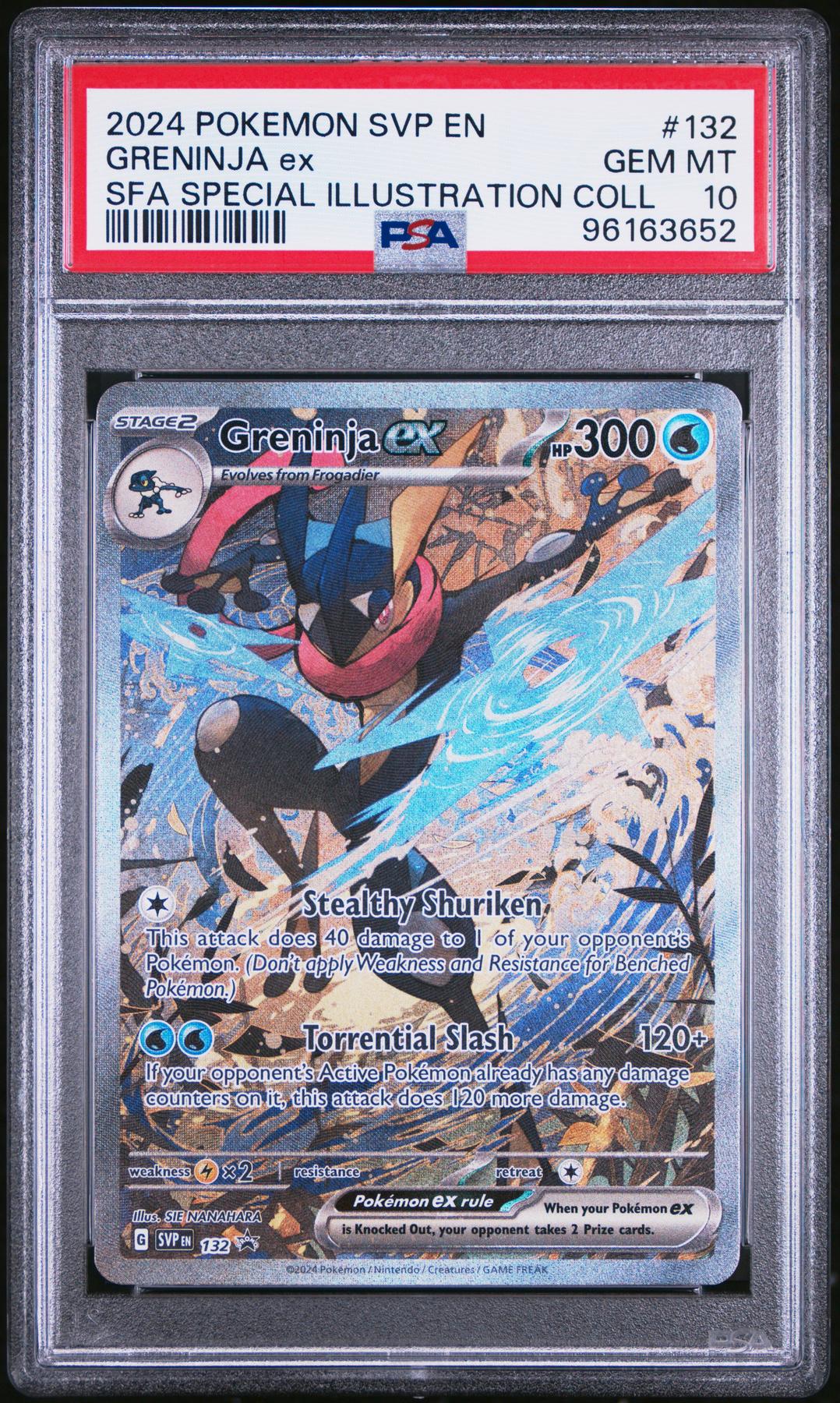 Pokemon Shrouded Fable Promo Greninja ex SVP 132 PSA 10 GEM MINT | DA Card World Pokemon Shrouded Fable Promo Greninja ex SVP 132 PSA 10 GEM MINT | DA Card World